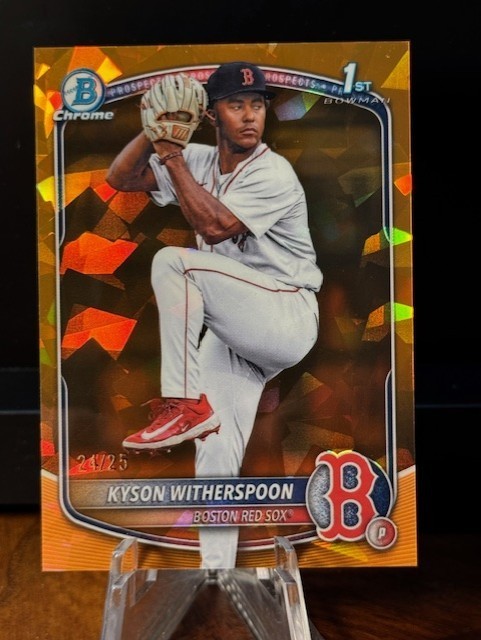 2025 Bowman Draft Sapphire KYSON WITHERSPOON #BDC-29 1st Orange Sapphire /25