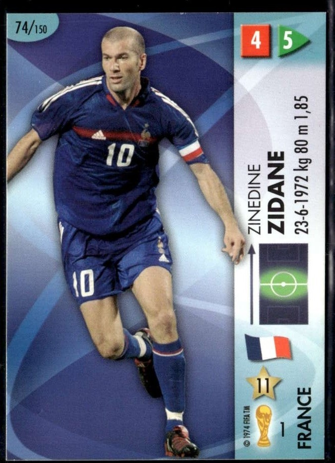 2006 Panini GOAAAL! World Cup - Zinedine Zidane #74 for sale | eBay