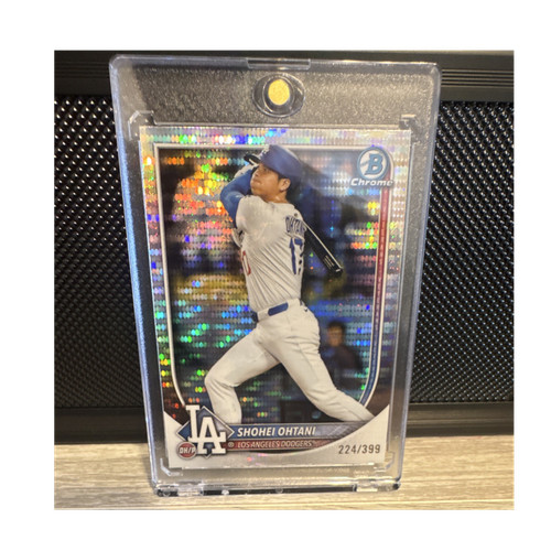 Topps 2025 Bowman Chrome Shohei Ohtani Dodgers Pulsar Refractor #17 /399