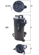 Knecht KL 764D fuel filter for Honda