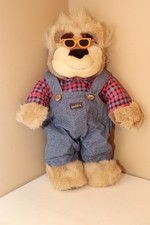 1997 Tyco Real Talkin' Bubba Bear Plush Talking Stuffed Animal Tested Works