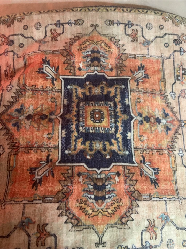 Turkish Cotten BlendKilimanjaro Type  Pillow Cover 12.5” X 19.5” Zip Closure - Image 3 of 4