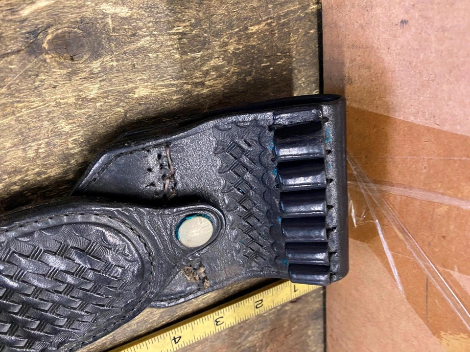 Vtg Smith & Wesson s&w Pgh Police Holster Colt 38 Special Pittsburgh Pa Leather - Image 2 of 4