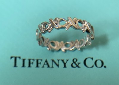 Tiffany & Co. Paloma Picasso XOXO Love & Kisses Sterlingsilber Größe 6 Ring SCHÖN