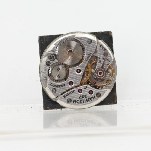 HAMILTON CAL. 747, 17j WRIST WATCH MOVEMENT FOR REPAIR (FW)