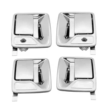 4Pcs Exterior Door Handle Set Chrome For 99-16 Ford F-250 F-350 Super Duty 79306