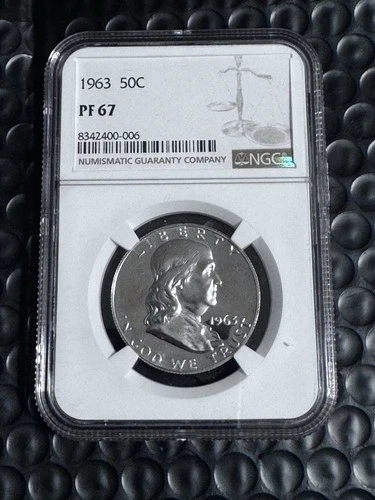 1963 Franklin Half Dollar 50c NGC PF67