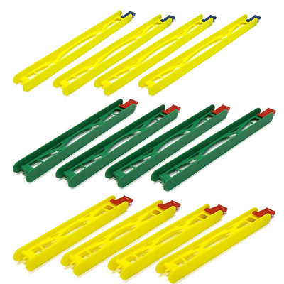 5 STÜCK VORFACH AUFWICKLER SCHMAL, LINE WINDER, PLASTIKAUFWICKLER, STIPPMONTAGEN
