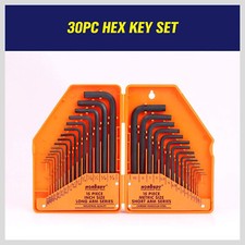 30-Piece Hex Key Set Allen Wrench Inch/Metric...