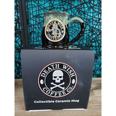 DEATH WISH COFFEE 2020 LUCKY LARRY RESURRECTED MUG CUP DENEEN USA LIMIT 426/2500