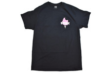 Matt Stonie Brand Mens Cotton Candy Double Sided Black Shirt New Large
