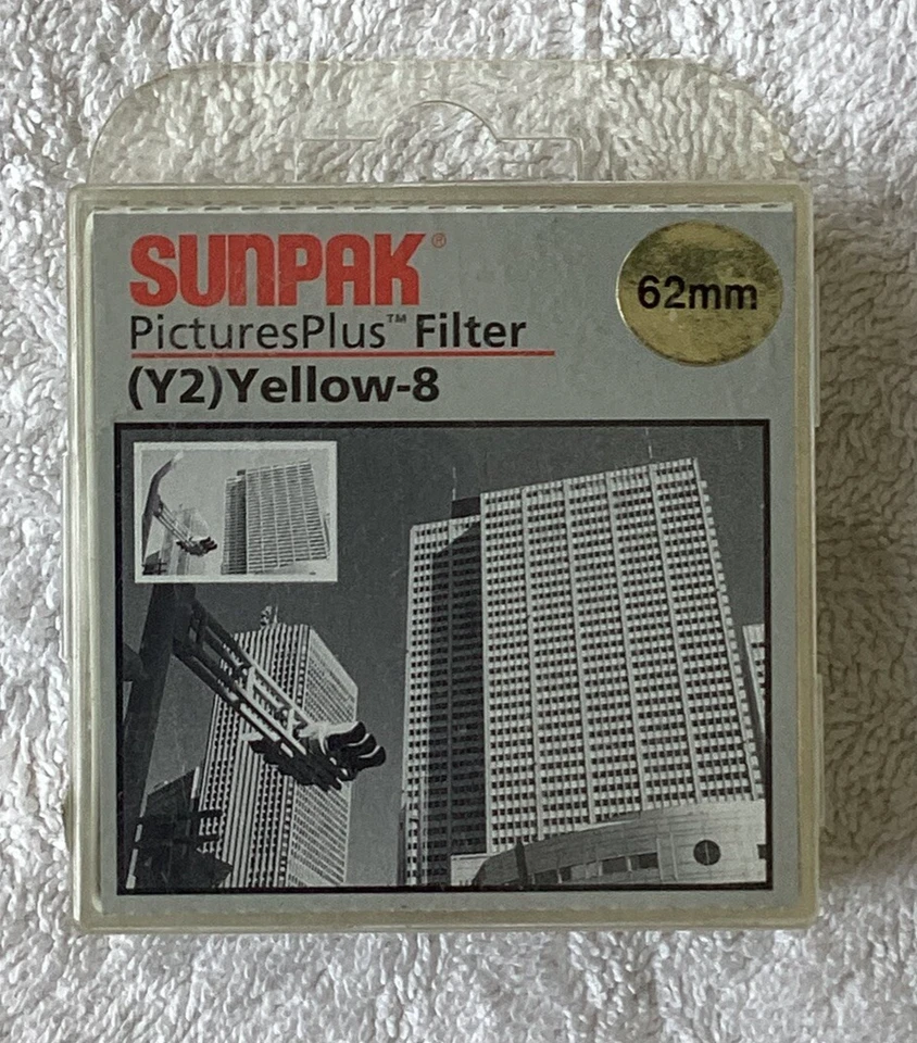 Sunpak PicturesPlus Y2 Yellow 8 62mm filter CF-7222-Y08 EUC - Image 3 of 3