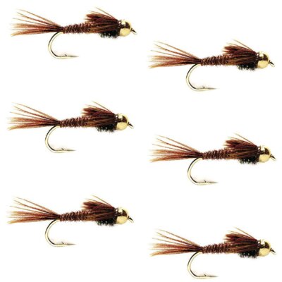 Bead Head Pheasant Tail Nymph Fly Fishing Flies - Trout and Bass Wet Fly Patt...