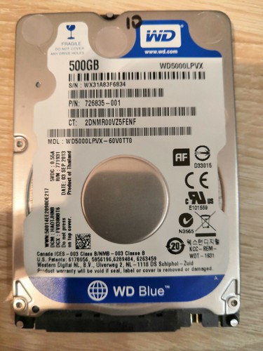 Disque dur 2.5 pouces HDD SATA, 160Go, 250Go, 320Go, 500Go, 640 Go, 750Go, 1To - Photo 12/12