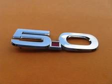 15 16 17 18 19 20 21 FORD MUSTANG 5.0 LEFT DRIVER SIDE FENDER EMBLEM LOGO A34454