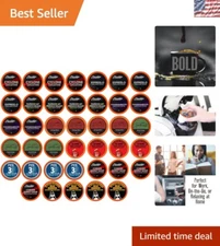 Specialty Dark Roast K-Cup Pods Variety Pack - Caffeinated & Kosher Certified