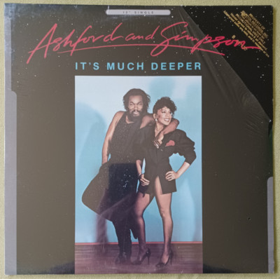 ASHFORD & SIMPSON It's Much Deeper Vinyl 12 inch SINGLE disco Promo   SEALED