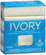 IVORY BATH BAR SIMPLY CLEAN 4X4OZ