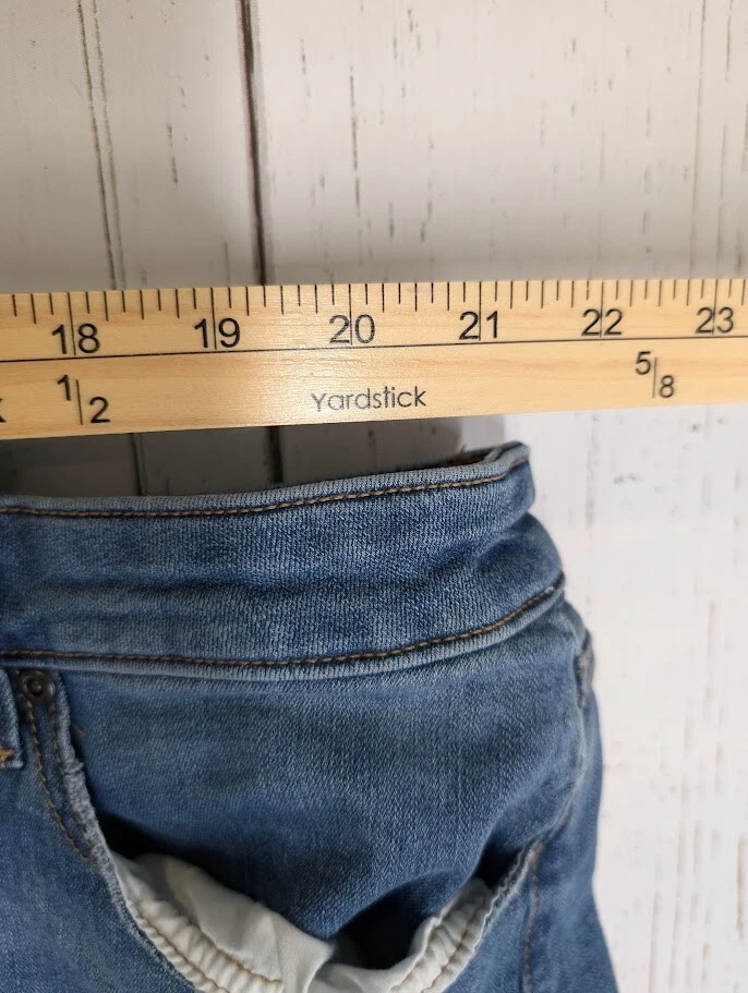 Pantalones Cortos Sonoma Talla 24W Azul Algodón Elástico Puño Mujer Verano Foto 4 de 4