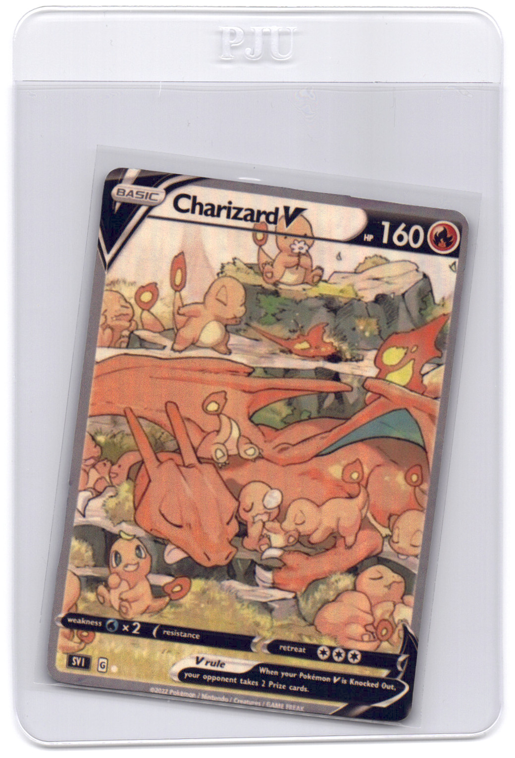 CUSTOMmade madeTOorder full art holo pokemon card Charizard PTL14