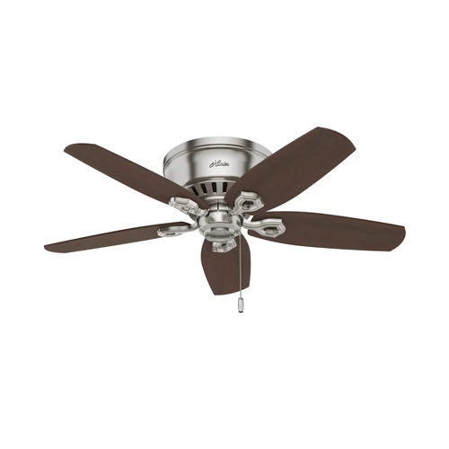 Hunter Fan Company, 51092, 42 inch Builder Brushed Nickel Low Profile Ceiling... - Picture 8 of 12