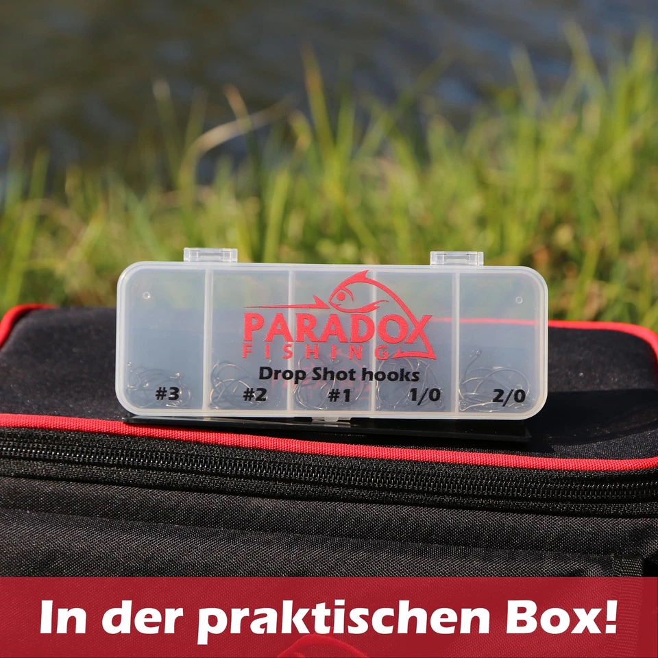 Dropshot 50er Set Dropshot Haken #3-2/0 I Dropshot Blei Montage - Bild 2 von 4