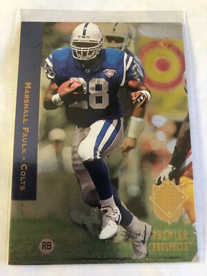 1994 SP Marshall Faulk #3 Rookie RC Colts