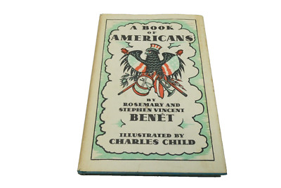 Book of Americans Rosemary Stephen Vincent Benet Illustrated Charles Child Book