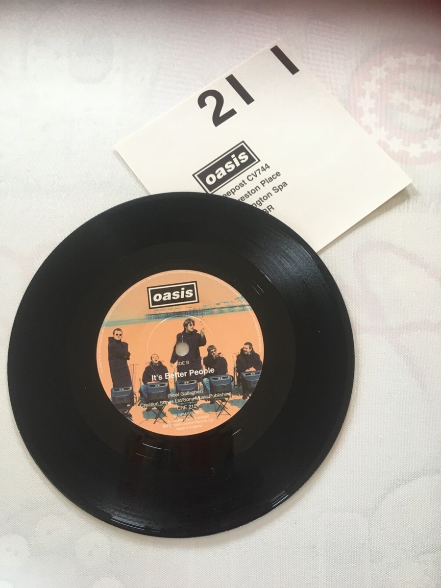 Oasis-Roll With It 1995 vinyl 7