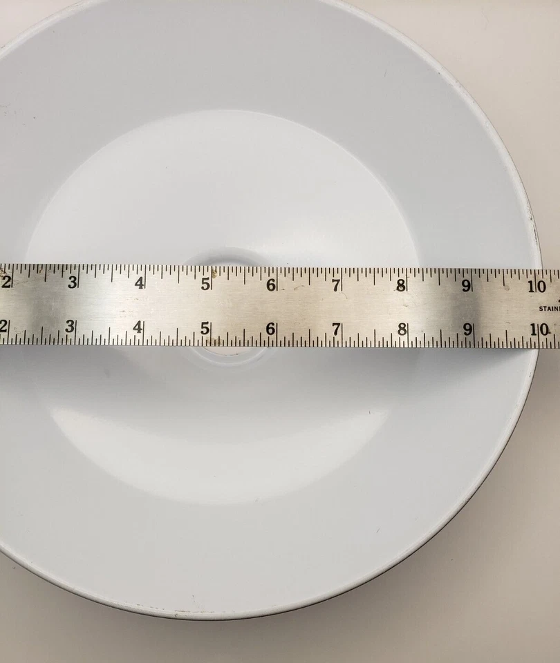 Porcelana Esmalte Tono Negro 10" Metal Cúpula Pantalla Colgante Iluminación Granero Rústico Foto 4 de 4