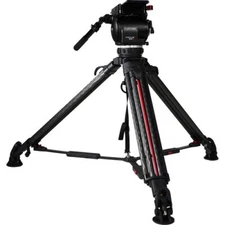 Cartoni Focus 22 Head with 2-Stage Carbon Fiber SmartStop Tripod with Mid-Level