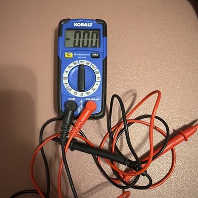 Kobalt Digital Display Multimeter 0.2 Amp 500V -Volt Model #DT-103