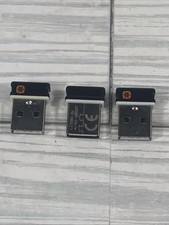 Lot of 3 Logitech LOGI Unifying Receiver USB Dongles C-U0007 FREE S/H