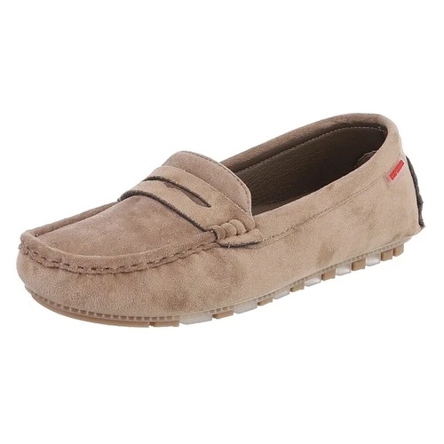 Ladies Ital Design 6524 Tan Moccasins