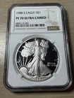1988 S American Silver Eagle NGC PF 70 Ultra Cameo