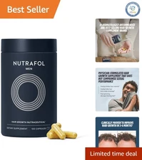 Men’s Hair Growth Supplements - Clinically Tested for Thicker, Healthier Hair