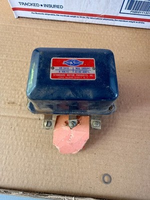 Vtg Blue Streak VR-341X Voltage Regulator 6V 32-40 Amp Neg Ground NOS Style USA