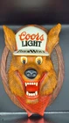 Vintage Coors Light Beer Wolf Sign 3-D Pub Bar Man Cave Pool Wall Plaque Brewery