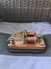 Antique J.H. Bunnell & Co. Receiving Relay 150 Ohms Electromagnetic Untested D6