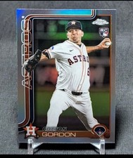 Colton Gordon Refractor Rookie 2025 Topps Chrome Update Series Card USC23 Astros