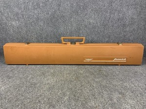 Vintage Fenwick Woodstream Fly Fishing Rod and Reels Hard Case 50" Long Padded