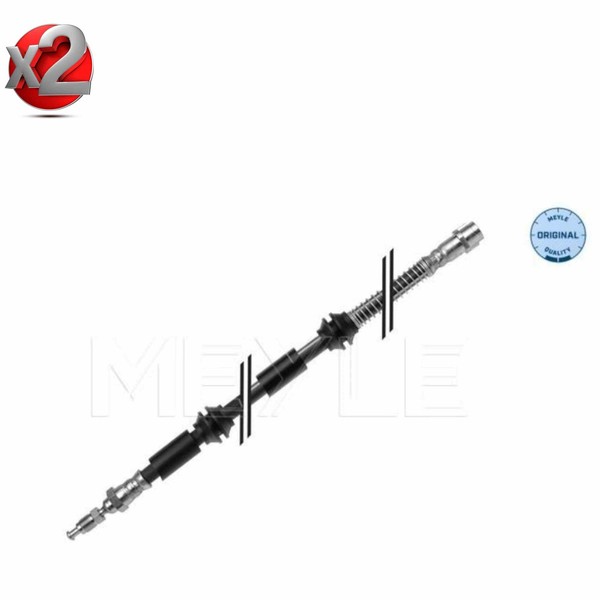 Meyle 2X Bremsschlauch Vorne Passend FüR VW Touareg 3.0 V6 TDI 2.5 R5-image