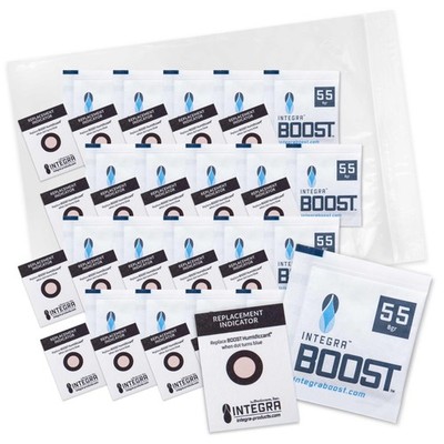 - 55% RH Level - 8 Gram Size - -Way Humidity Control Pack Incl. Indicator Car...