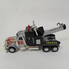 Vintage Optimus Prime G1 Transformers Semi Transport Tow Truck Silver Flames