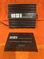 Monolithic MSI PA2000M & Crossover,  Super Rare Class A, Read