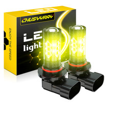 2x NEW 9005/HB3 4500K Golden Yellow High Power COB LED Fog Lights Driving Bulb