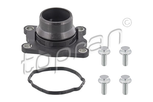 ThermostatgehäUse Topran 503 137 FüR BMW X1 X3 KunststoffgehäUse E84 1Er E81 E87-image