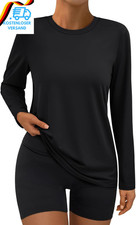 Damen-Workout-Tops, Langärmelig, Fitnessstudio, Sommer, Athletisch, Yoga, Locker