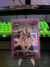 2024 Topps Chrome - Edouard Julien #152 Pink Refractor