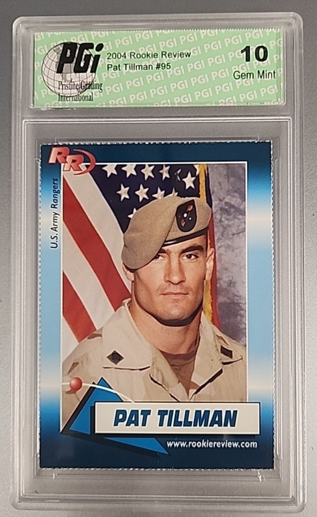 PGI 10 - 2004 Rookie Review Magazine - Perforated Pat Tillman #95 (RC)